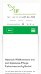 Mobile Screenshot of diakonie-reinickendorf.org